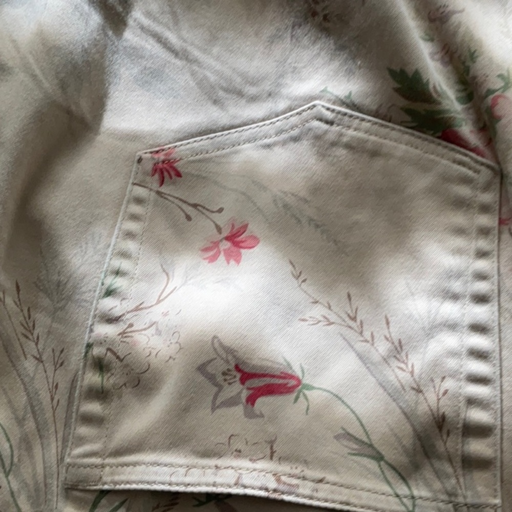 Polo Ralph Lauren Floral Straight Leg Pants - Pink and Tan - Picture 8 of 12